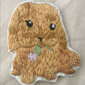 Handmade iron on patch